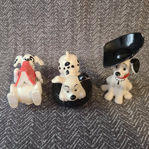 Vintage Disney 101 Dalmatians 1990s McDonald's lot of 3 toys-B - Picture 1 of 10